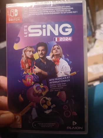 Jeu let's lets sing 2024 Neuf sous blister ab Nintendo Switch