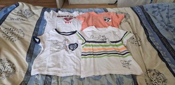 4 t-shits manche courte