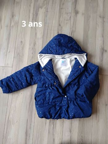 Doudoune doublée polaire 3 ans