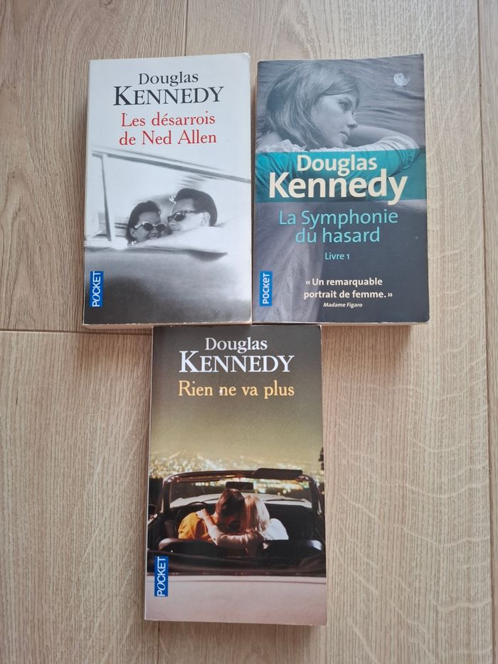Lot de 3 thrillers de Douglas Kennedy en très bon état