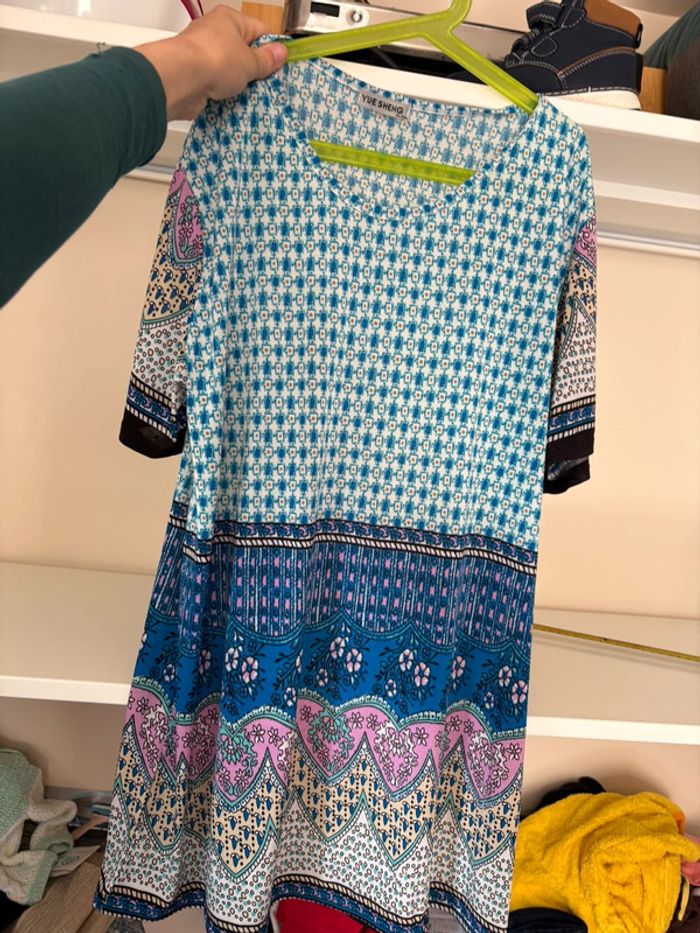 Tunique légère bleu