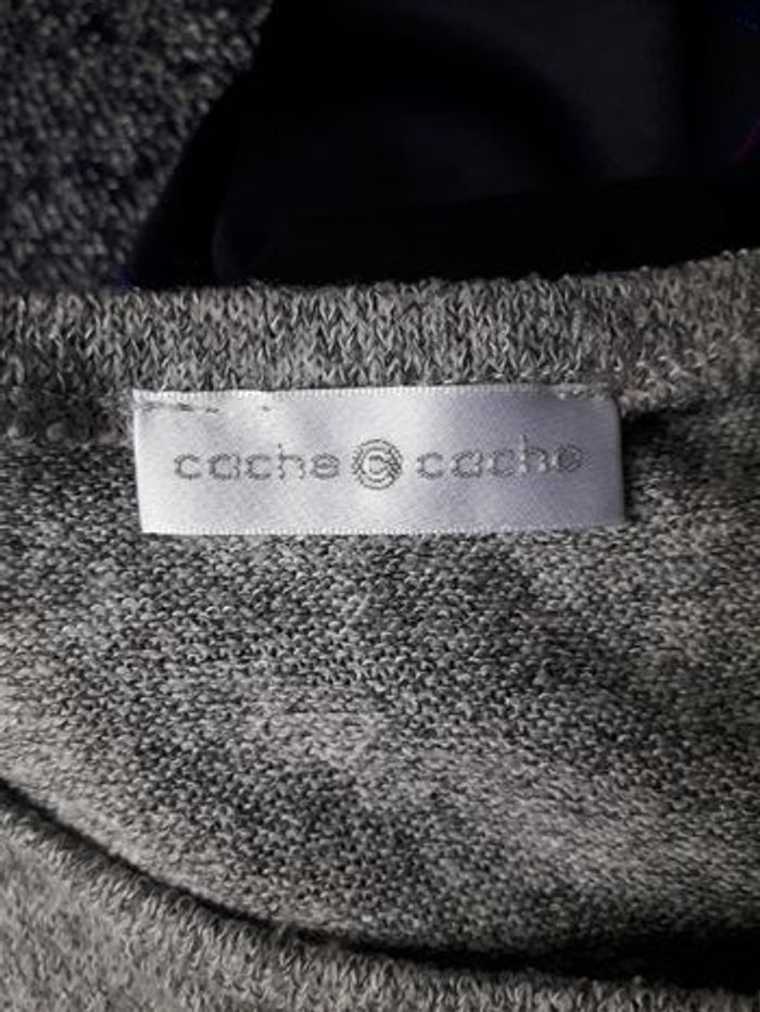 Pull gris cache-cache - photo numéro 2