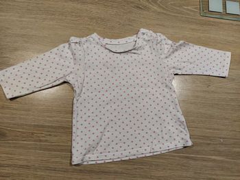 Tshirt à pois roses