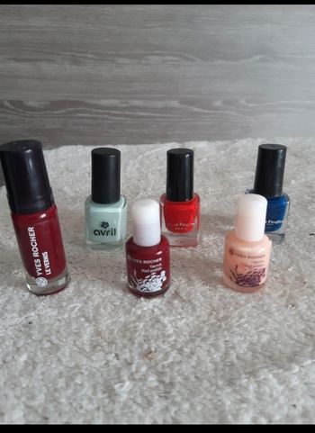 Lot 6 vernis a ongles 