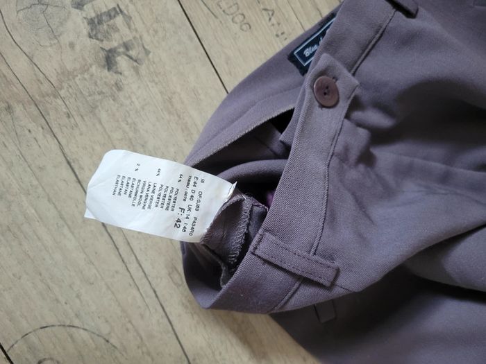 Pantalon fluide mauve - photo numéro 4
