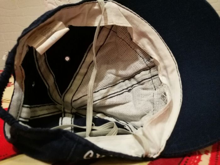 Casquette bébé bleu marine taille 47 12 mois env. - photo numéro 2