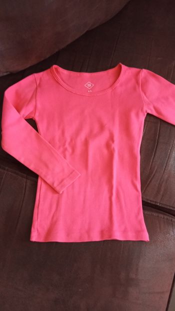 Joli petit T-Shirt rose pour demoiselles taille 4/5ans "TEX" - Neuf