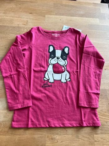 tee shirt manche longue bouledogue