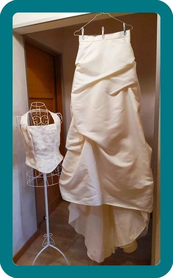 Robe de mariée jupe et bustier