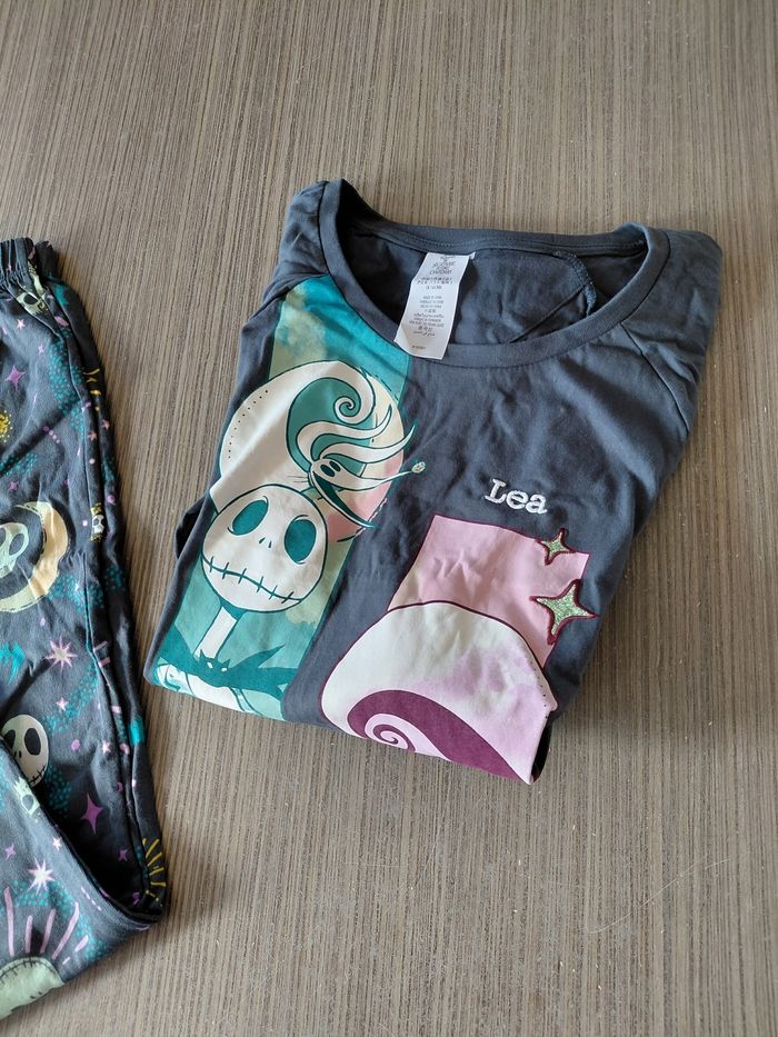 Superbe pyjama L'étrange Noël de Mr Jack De Tim Burton Disney 🩵 - photo numéro 2