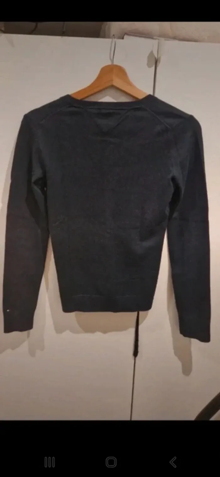 Magnifique pull over tommy hilfiger taille xs 100 %coton - photo numéro 4