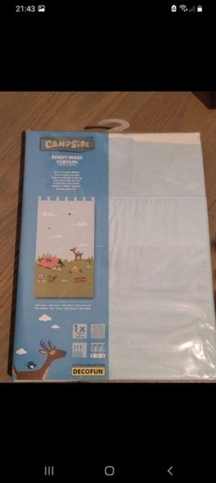 Rideau motif cerf - photo numéro 2