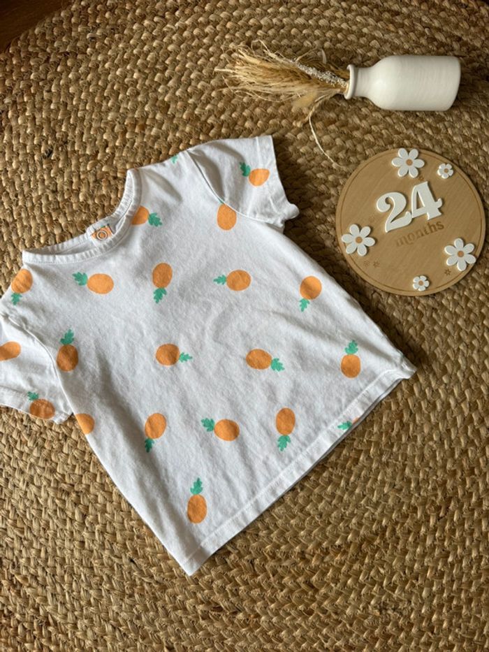 Tee shirt ananas - taille 24 mois