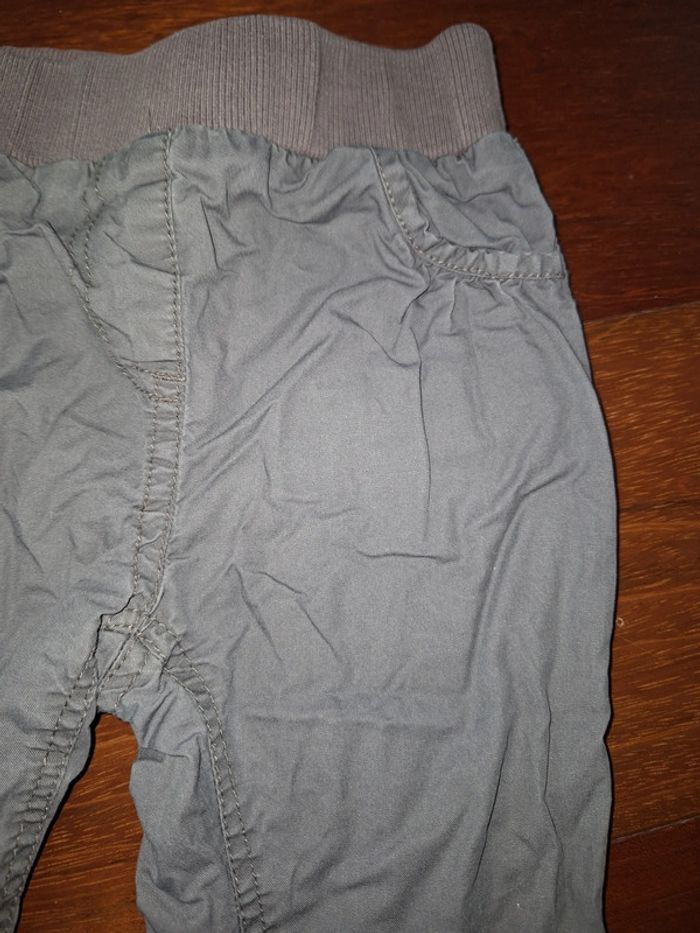 Pantalon doublé gris 12 mois - photo numéro 2