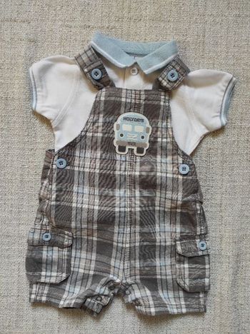 Salopette + polo 6 mois