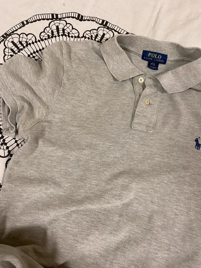 Polo gris ralph Lauren - photo numéro 6