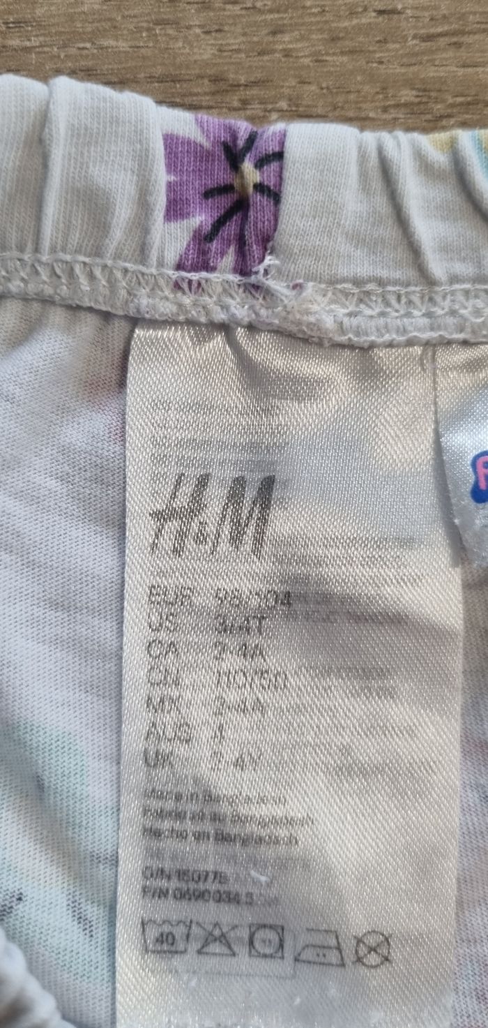 Pyjama été Peppa Pig H&M 3-4 ans - photo numéro 4