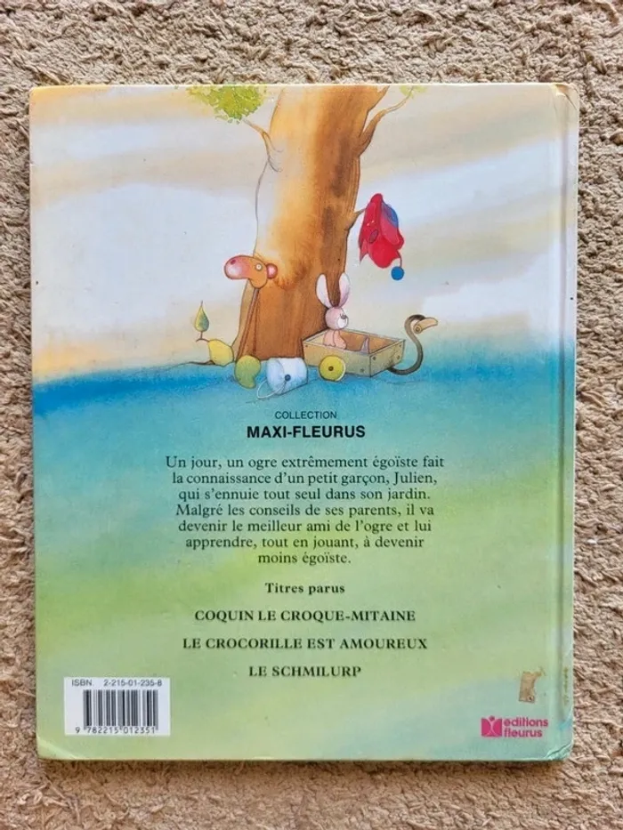 Livre enfant vintage "L'ogre extrêmement égoïste" de Florence Desmazures - Vive la lecture - photo numéro 2