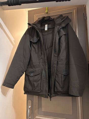 Blouson à capuche chaud 🥵 doublé matelassé Décathlon taille M état comme neuf