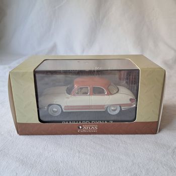Voiture la Panhard Dyna Z ivoire et chocolat de mon père 1/43 Editions Atlas Neuve sous blister