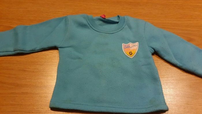 sweat 2 ans turquoise