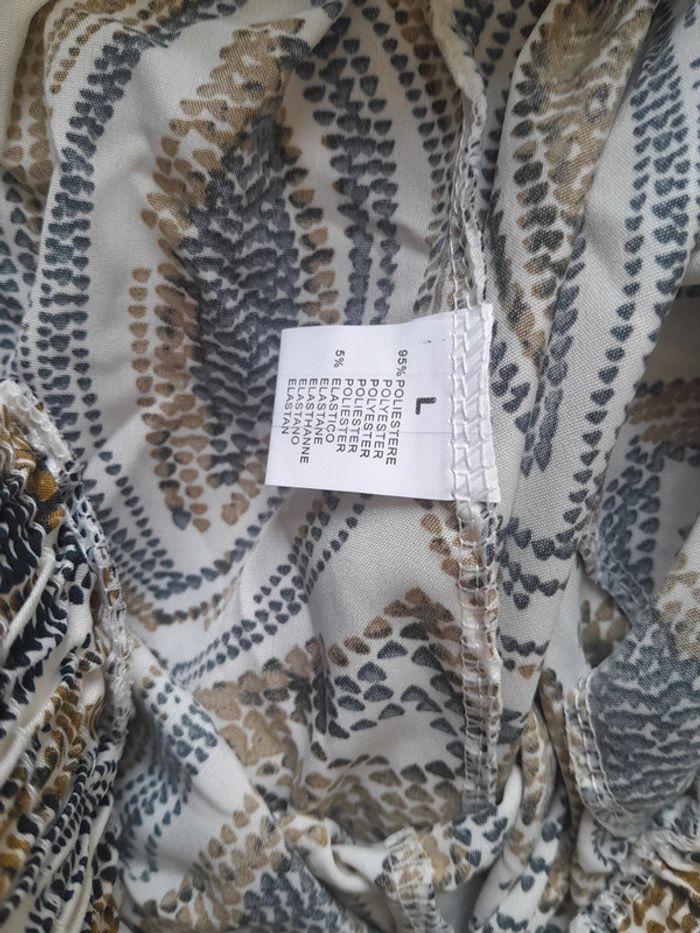 Pantalon large imprimé été neuf avec étiquette Cantarana - photo numéro 5