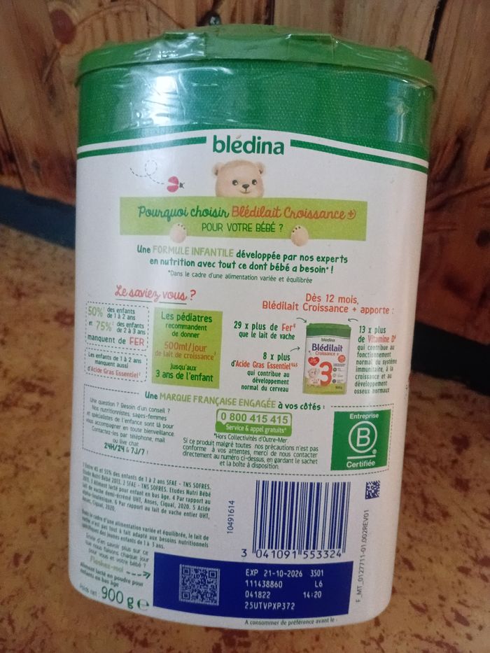 Lait 3eme âges - photo numéro 2