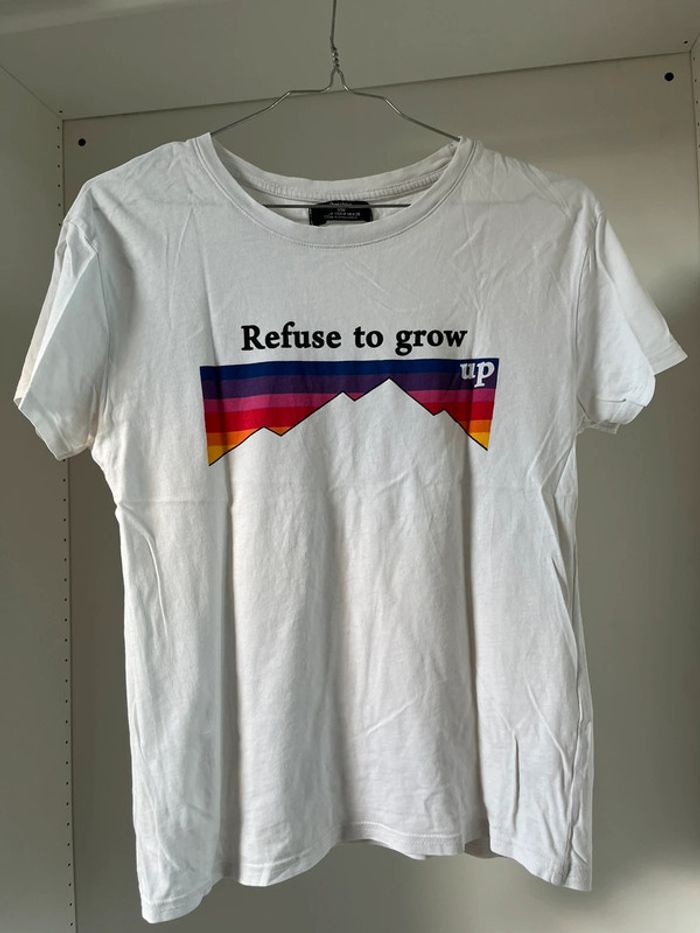 Teeshirt avec écriture Bershka