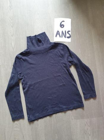 Maillot t-shirt sous pull  6ans garçon