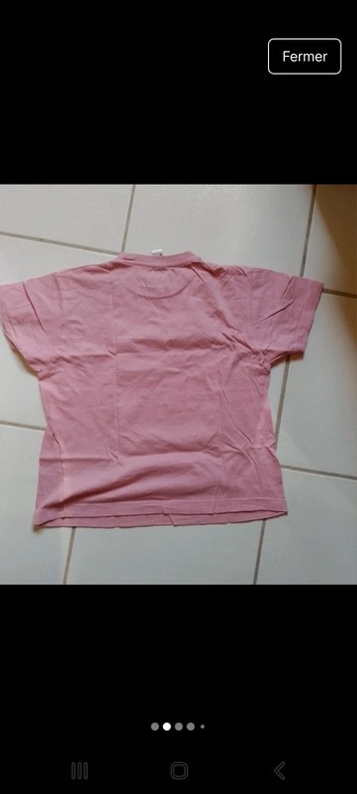 T-shirt fille rose Granville - photo numéro 2