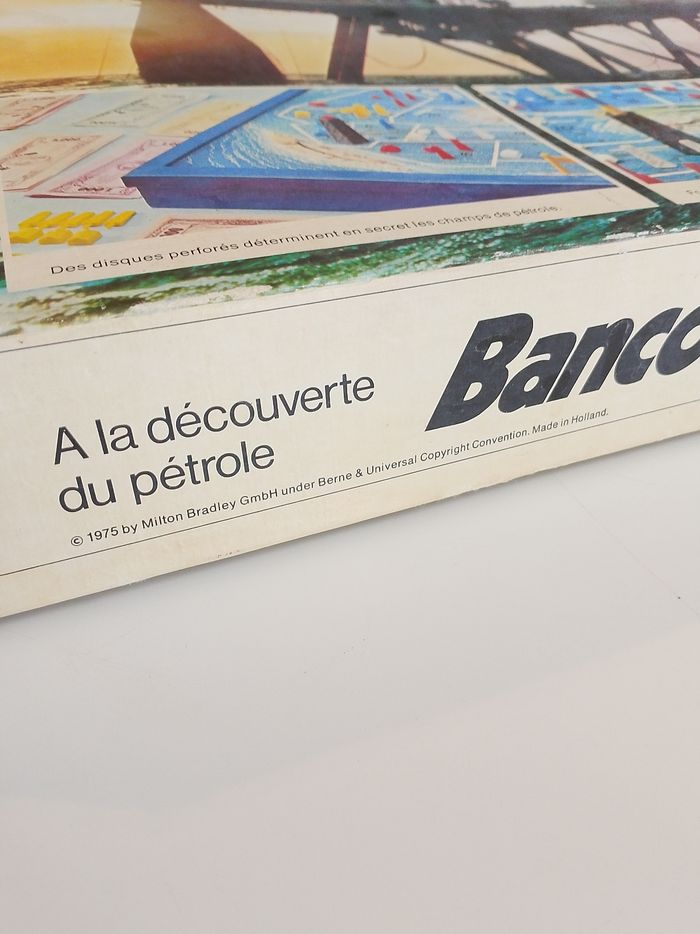 Banco sur le pétrole mb jeux complet 1975 - photo numéro 7