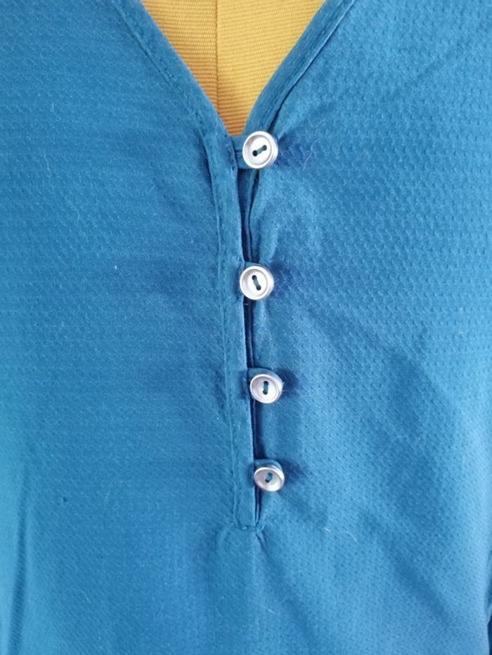 Blouse etam bleu canard - photo numéro 3