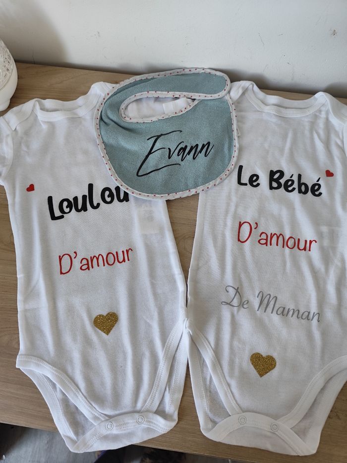 Bodys personnalisés - idée cadeau
