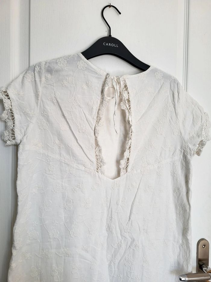 Robe 👗  zara brodée taille L - photo numéro 8