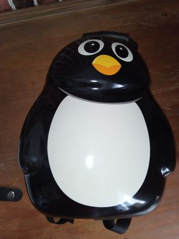 Petit sac coque rigide pingouin