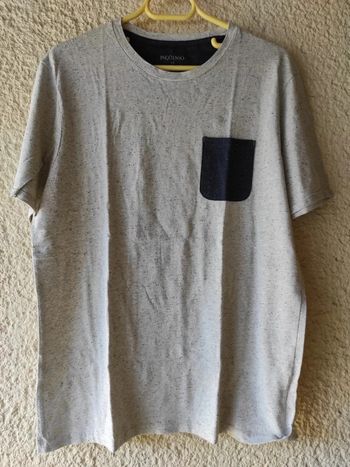 T shirt gris chiné