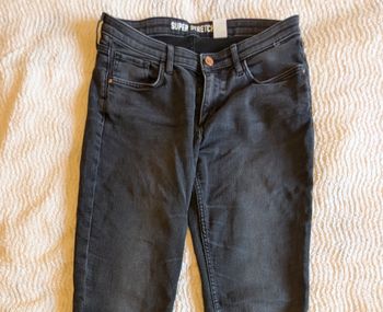 Pantalon fille jean gris 14 ans