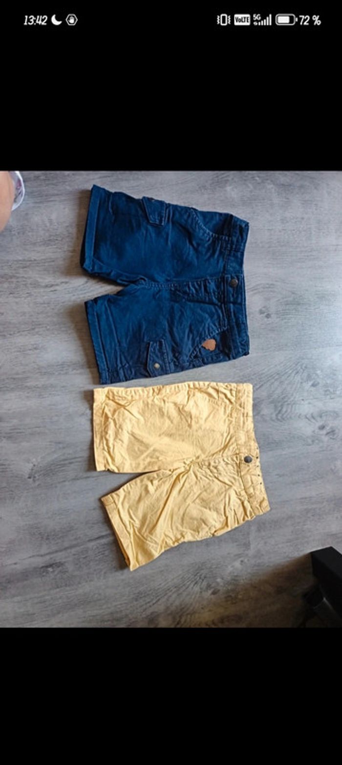 lot garçon 23 24 mois 2 ans 86 tee shirt haut short ensemble short tee shirt - photo numéro 5