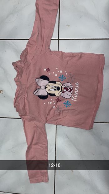 Pull minnie bébé fille