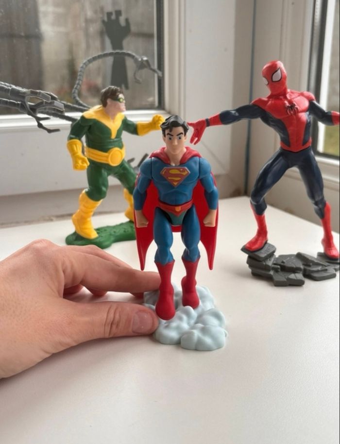 Figurines Super héros - Marvel - Spider man et docteur octopus - super man - photo numéro 10