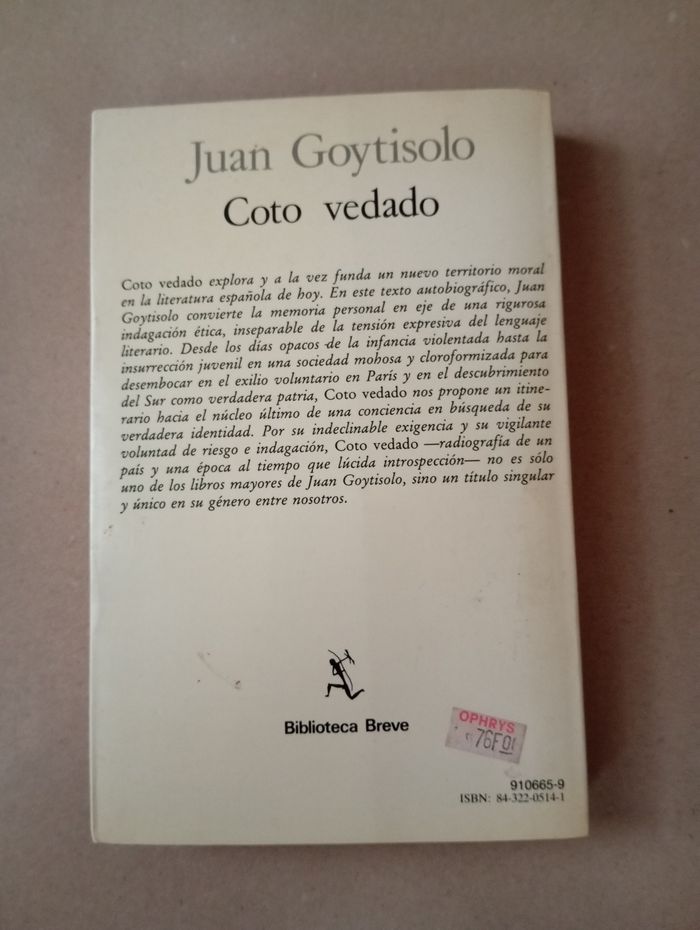 Juan Goytisolo ( version Espagnole) - photo numéro 2