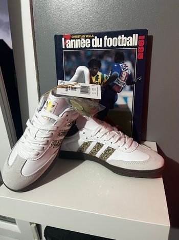 Adidas samba à paillettes dorée - taille 39  1/3 