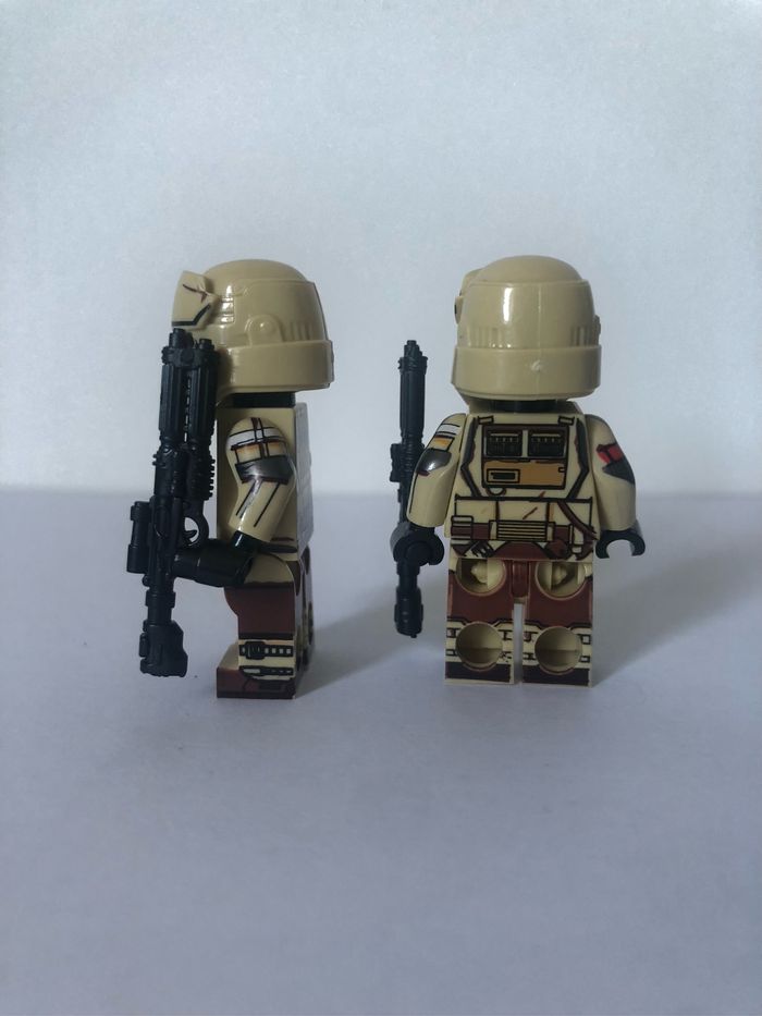 Figurine type lego 2 Storm-troopers. Star Wars - photo numéro 3