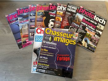Lot de magazines de photographie 