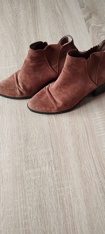 Bottines marron Daim taille 38