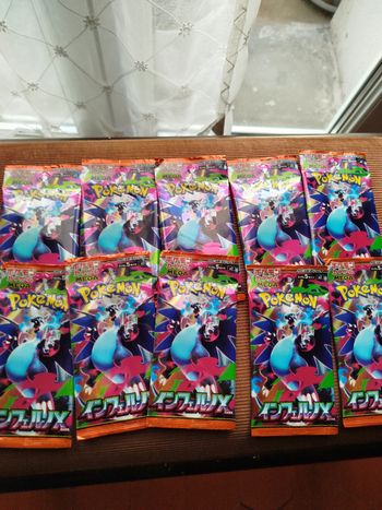 Lot de 10 boosters méga M2 neufs japonais
