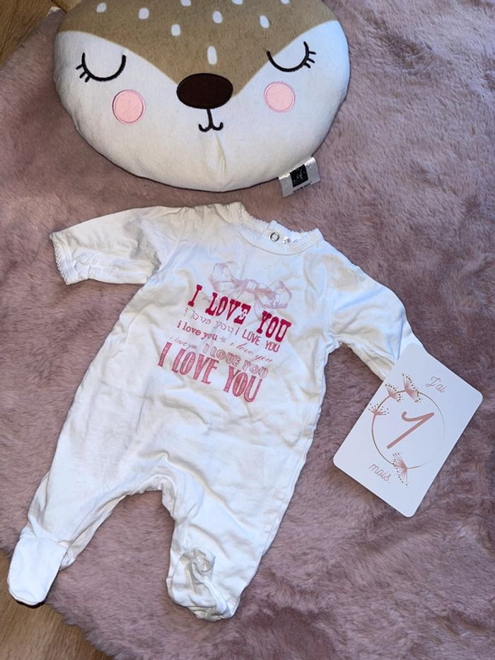 Lot de 3 pyjama 1 mois - photo numéro 4