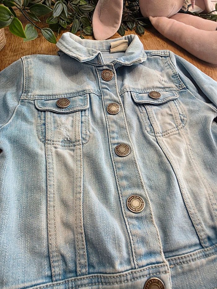 Veste en jean Zara 12-18 mois 86 cm - photo numéro 2
