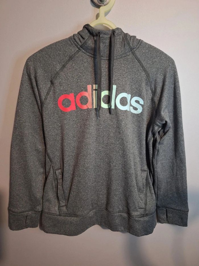 Sweat à capuche adidas vintage noir - taille M
