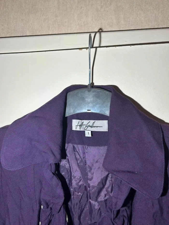 Blazer jeff gallano vintage en viscose - photo numéro 4